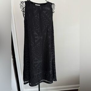 Black Mini A-Line Cocktail Dress